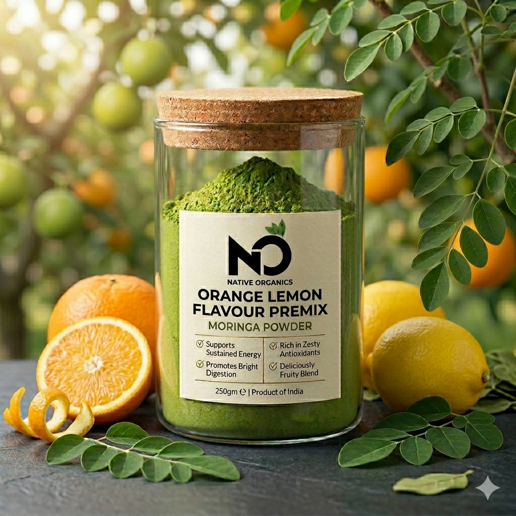Orange Lemon Moringa Premix | 100% Natural